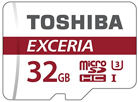 Toshiba Scheda di Memoria microSDHC 32GB - Exceria - 90MB/s - Classe 10 - UHS-I - U3 + Adattatore