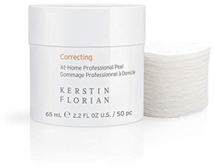 Kerstin Florian At-Home Professional Face Peel 50 Pads - Exfoliating, Convenient for Travel - Skin Care Pad