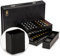 Yellow Mountain Imports Ensemble de Mahjong Riichi Japonais - Tuiles Noires de Taille Standard et Étui en Vinyle