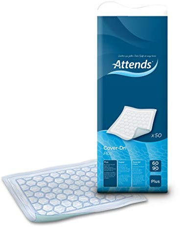 Attends Cover Dri Plus Einweg Sechskant Underpads 60 x 90 cm 50 Stück