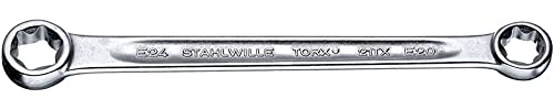 STAHLWILLE Nr. 21TX Doppelringschlüssel Innen-TORX E14 x E18 L.185 mm