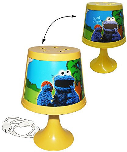 alles-meine.de GmbH Tischlampe - Sesamstraße - Ernie & Bert/Krümelmonster - 29 cm hoch - Tischleuchte/magische Leuchte für Kinder Kinderzimmer - Jungen/Mädchen Blumen -..