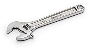 Crescent AC28VS Chrome Plated Adjustable Wrench/Spanner, Silver, 203 mm/8-Inch