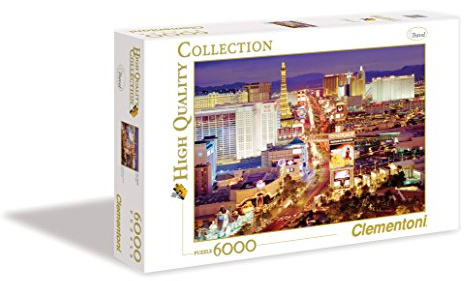 Clementoni - 36510 - Puzzle - 6000 Pièces - Las Vegas - Jeu de Création et Logique pour Enfants - à Partir de 14 Ans et Plus - Collection - Travel