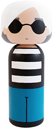 Lucie Kaas Andy Holzfigur, Holz, Mehrfarbig, 14,5cm