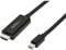 Mini-DisplayPort-auf-HDMI-Kabel – Mini-DisplayPort-auf-HDMI-Adapterkabel mit integriertem Computer-Monitor-Kabel – Schwarz – 3 m – Ultra HD 4k HMDI-Kabel 30 Hz - mDP-auf-HDMI-Kabel - (MDP2HDMM3MB)