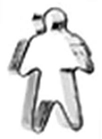 Cookie cutter Man 5 cm s/s guaranteed quality