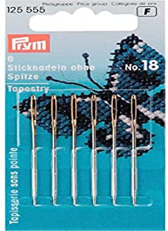 Prym 125555 Point D'Aiguilles, Steel, Argent, 18 Pouces, 50 x 1,2 mm, 6 pièces