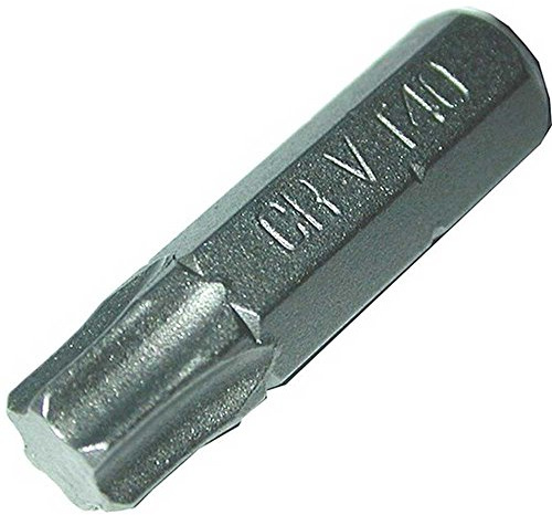 SW-Stahl TBO/8-T50 T-Profil-Bit T50-8 x 30 mm Schraubendreher-Bit | Profi Sechskant-Antrieb 8 mm (5/16 Zoll) - Kurze Ausführung aus Chrom-Vanadium - Brünierte Oberfläche für Industrie-Einsatz