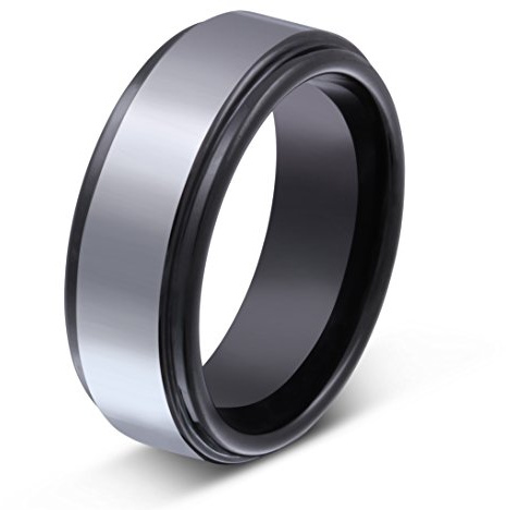 Juwelier Schönschmied - Herren Ehering Partnerring Bernard Wolframcarbid inkl. persönliche Lasergravur NrW4H