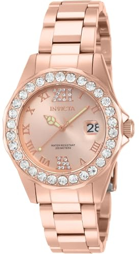 INVICTA Women's Analog Quartz Watch with Stainless Steel Strap 15253