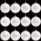 Toyland Packung mit 16–9 cm glitzernden Christbaumkugeln – traditioneller Weihnachtsschmuck weiße