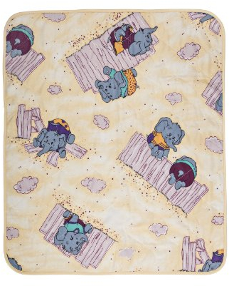 Clinotest Inkontinenzunterlage für Babys und Kinder – Oeko-TEX zertifizierter Bettschutz, wasserdichter Nässeschutz mit süßem Elefantenmotiv, saugfähiger Matratzenschoner, 50x60 cm, PU-beschichtet
