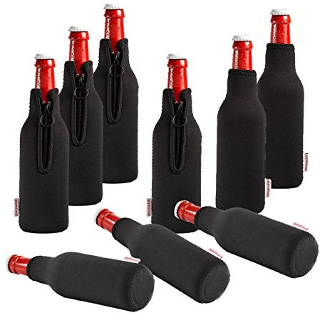 DRESS-YOUR-DRINK Neopren Flaschenkühler Getränkekühler Bierkühler (10er Sparpaket 0.3 Liter)