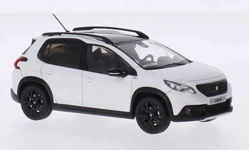 Peugeot 2008, metallic-weiss, 2016, Modellauto, Fertigmodell, Norev 1:43