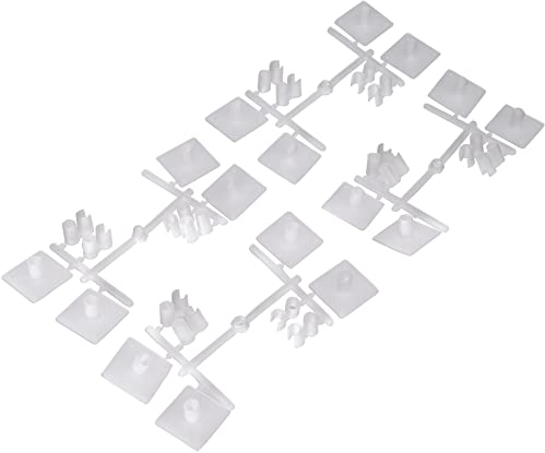 NOCH Standplatten und Klemmverbinder, Zubehör für Modelleisenbahn BAU-Set enthält 40 Teile, ideal für H0, TT, N und Z