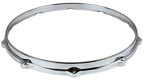 Gibraltar snare side hoops, chrome-plated steel hoops SC-1208SS 12/8 holes