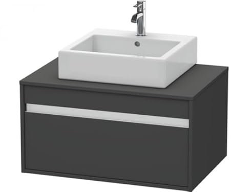 Duravit Waschtischunterschrank Ketho 80x55cm, gr m, f AWT m, 1 Ausz., wandhängend