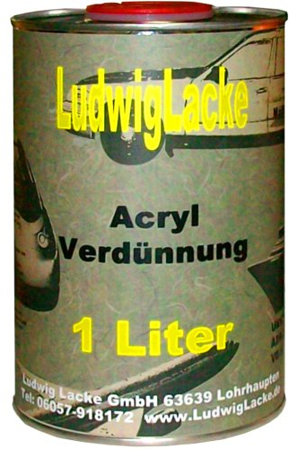 LudwigLacke 1L Acryl Verdünner normal