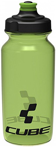 Cube Flow Bottle - Olive Green, 0.75L / Bicycle Cycling Cycle Biking Bike Riding Ride Mountain MTB Road Water Storage Store Vessel Bidon Flask Sport Outdoor Exercise Drink Gym Fits HPP HPA Cage 750ml