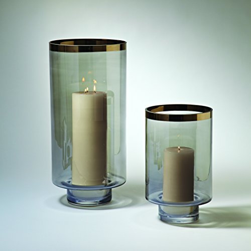 Global Views Kerzenhalter Twilight Sm, Hurricane/Laternen, klein, transparent