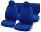 Lupex Shop Trap_Br Coprisedili Auto Universale Trapuntato Blu Royal, Set Copri-Sedile fodere per Anteriori e Posteriori, Accessori Interni Auto