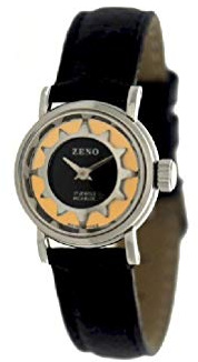 Zeno Watch Basel Damen Uhr Analog Mechanik mit Leder Armband 3216-s61