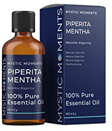 Mystic Moments | Piperita mentha ätherisches Öl 100ml - reines & natürliches Öl für Diffusoren, Aromatherapie und Massage -Mischungen veganer GVO -frei