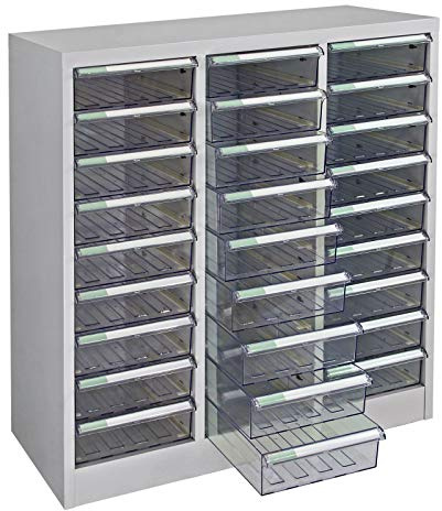 ADB Metall Schubladencontainer Schubladenbox Schubladenschrank 27 Fächer 880x795x350 mm Metall Werkstatt Werkzeugschrank Werkstattschrank