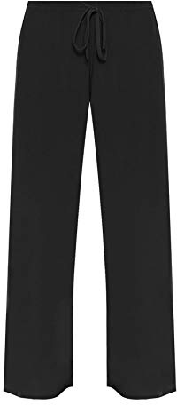 WearAll New Ladies Plus Size Palazzo Trousers Womens Baggy Flared Wide Leg Pants Sizes 12-30