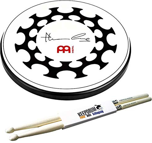 Meinl MPP-6-TL Thomas Lang Übungspad Practice Pad 6 + keepdrum Drumsticks