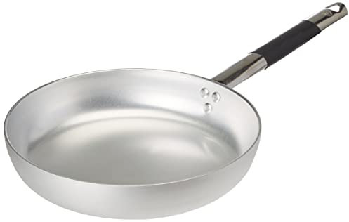Pentole Agnelli ALMC111C26 Padella Dritta per Friggere con Manico Cool, Argento, 26 cm, 1 Pezzo