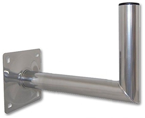 Wandhalter 50 cm aus Stahl mit VERZINKTER Oberfläche - 50 x 25 cm