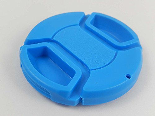 vhbw Universal Objektivdeckel 52 mm für Kamera - Kunststoff Blau, mit Innengriff