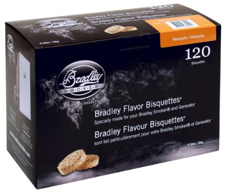 Bradley Smoker Boîte de 120 bisquettes Mesquite
