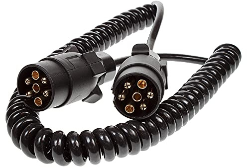 MP5881 7 Pin 2.5m 2×7 Pin Plugs & 7 Core Curly Connecting Lead
