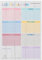 Collins einzigartiger Wochenplaner-Bogen, A4, 60 Blatt Brighton