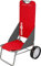 BRUNNER Beach Cart Rosso, Carrello da Spiaggia e Mare