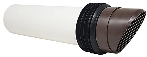 DUCVVK200-BR SYSTEM 100 BROWN ROUND CORE DRILL HIGH RISE DUCTING VENTILATOR | No external access required - no scaffold or towers, For use with 117mm or larger suitable core cutter