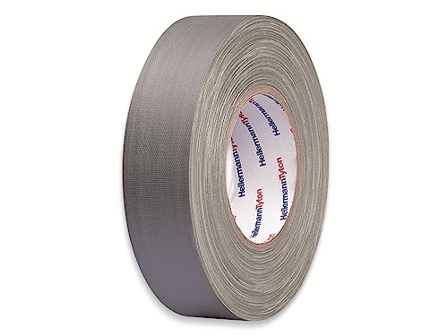 HellermannTyton 712-00206 Gewebeklebeband grau (L x B) 10m x 19mm Gummi 1 Stück
