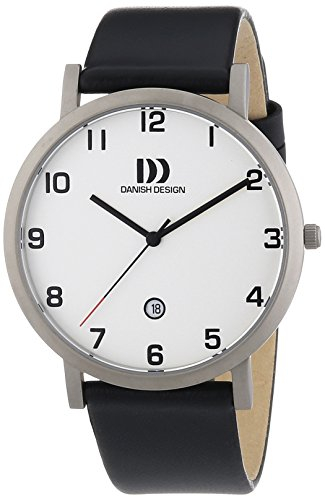 Danish Design Herren-Armbanduhr XL Analog Quarz Leder 3316328