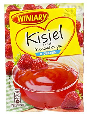 Winiary Kisiel Gelee - Erdbeeren-Geschmack mit Zucker 77g