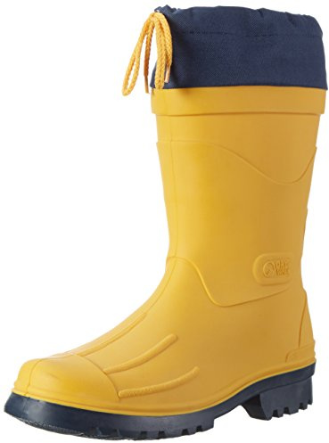 Bockstiegel Gummistiefel in Übergrößen Gelb Nils - Gelb/Dk-blau große Herrenschuhe, Größe:47