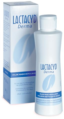 Lactacyd Derma Gel de Baño, Sin Jabón, pieles sensibles, preserva las defensas naturales de la piel, 1000 ml