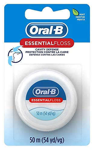 Oral-B 54 Yards Floss Essential Mint Wax (6 Pack)