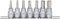 KS Tools 911.3945 Douilles tournevis 6 pans 3/8 CHROMEmat 7 pièces