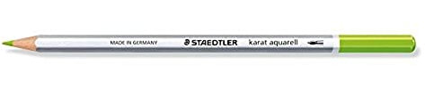 Staedtler 125-50 karat aquarell Farbstift, wasservermalbar, 6 Stück im Kartonetui, gelbgrün