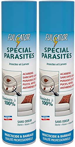 Fulgator - Spécial Parasites - Sans Odeur - 400 ml - Lot de 2