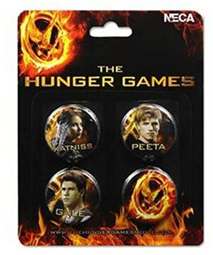 Neca NEC0NC31572 The Hunger Games Pin Set 4 Stück