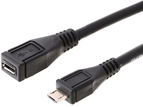 Delock USB Verlängerungskabel micro-B Stecker an micro-B Buchse, 0,5 m
